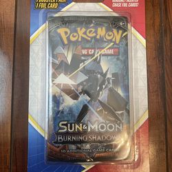 Pokemon Sun And Moon Burning Shadows Blister Packs (1) Booster pack + 1 Foil!!