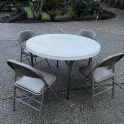 Folding Table and Chairs