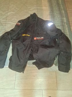 Motorcycle jacket with removable inner liner.