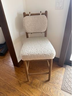 Set of 4 Crate & Barrel Upholstered Dining Chairs