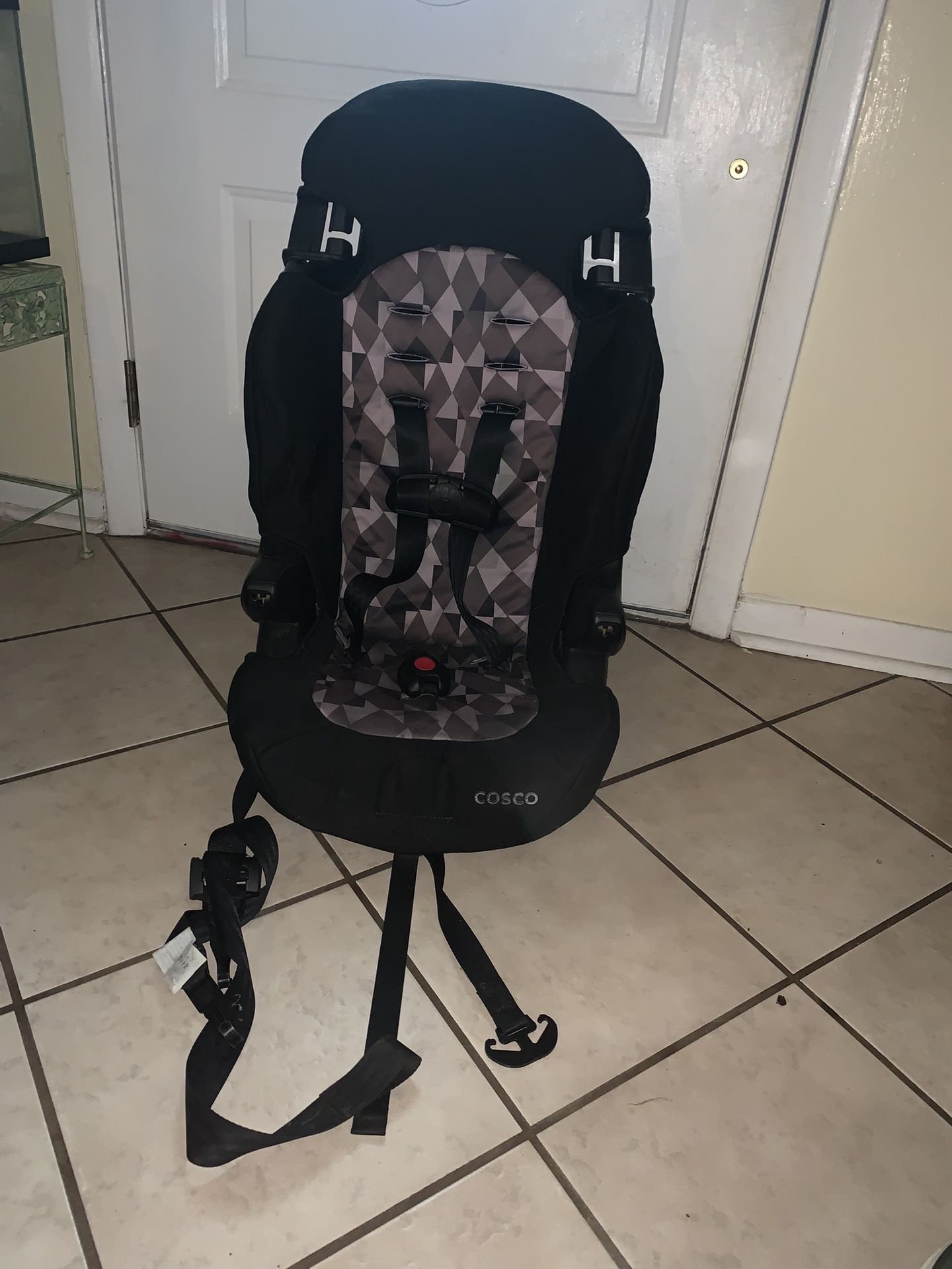 Cosco Finale 2-In-1 Booster Car Seat, Storm Kite Pattern, Toddler, Unisex