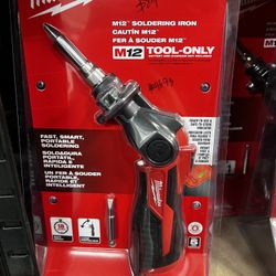 Milwaukee M12 12-Volt Lithium-Ion Cordless Soldering Iron (Tool-Only)