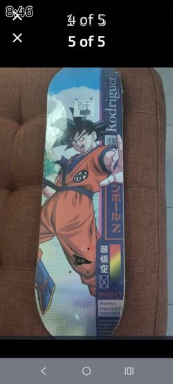 RARE Primitive Dragon Ball Z Paul Rodriguez Goku Skateboard Deck 8.25 Sealed