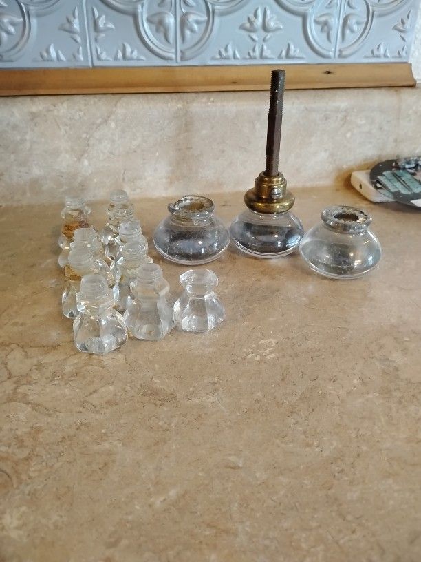 Vintage Glass Knobs For Doors