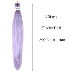 Purple Braiding Hair 