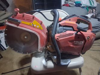 Hilti dhs 600x  gas powered handheld concrete saw