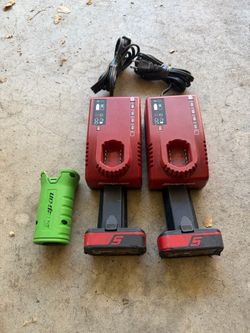 Snap On 14v Batteries and Chargers