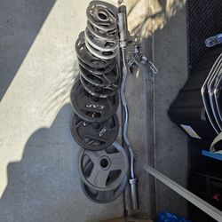 Bar and weights