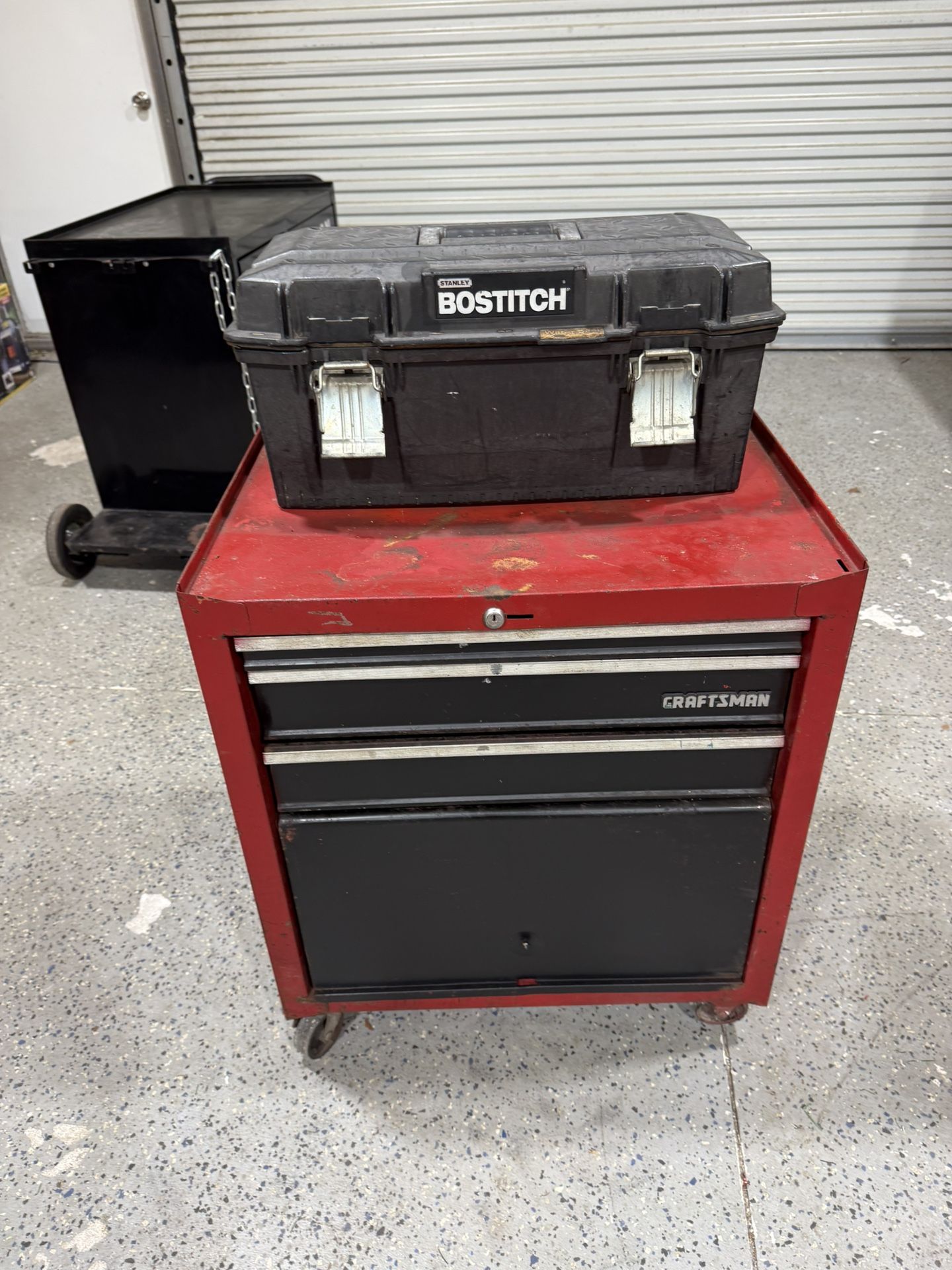 Craftsman tool box with hand held tool box