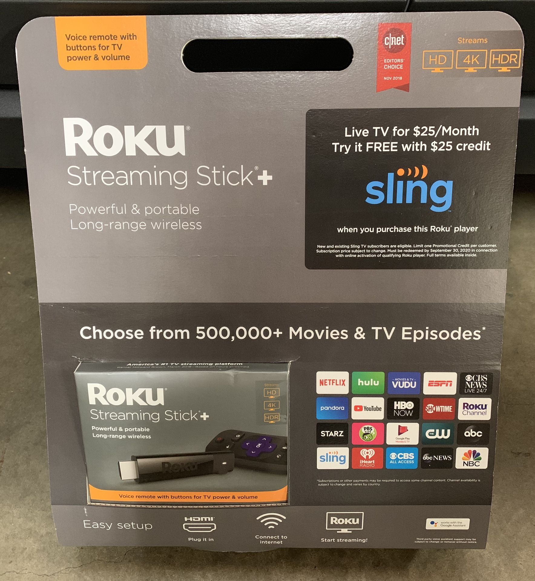 Roku streaming stick top of line/brand new