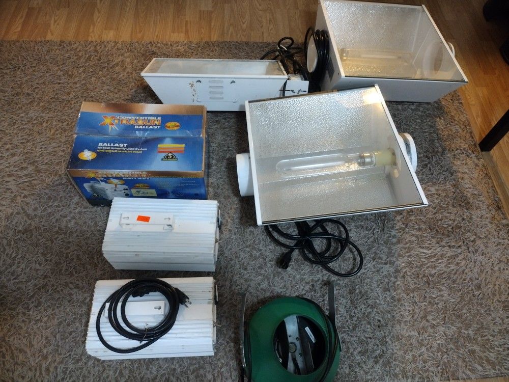 Indoor Grow Equipment Lights Ballast etc