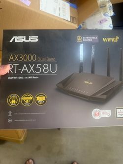 ASUS RT-AX58U AX3000 Dual Band WiFi 6 Router