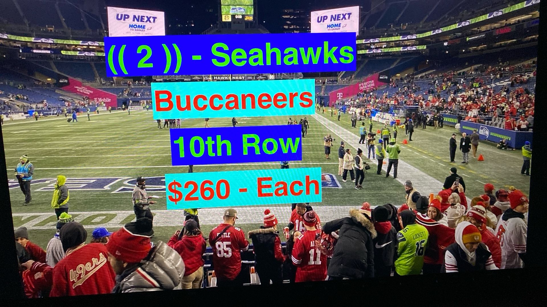 Seahawks Buccaneers Tickets Bucs