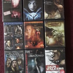 Lot Of 9 Horror Dvds Movies 