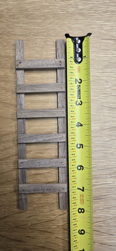 Parrot Ladder-natural walnut wood. 