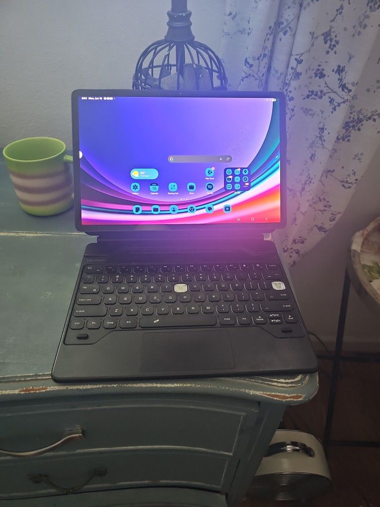 Samsung GALAXY S9+ Tablet w/ DEXNOR Keyboard