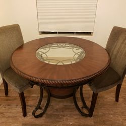 Dining Table and Two Chairs 