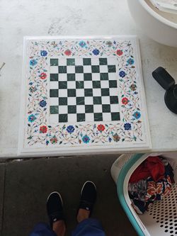 Marble chess board