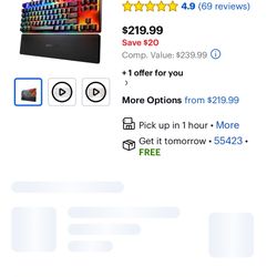 SteelSeries - Apex Pro TKL Gen 3