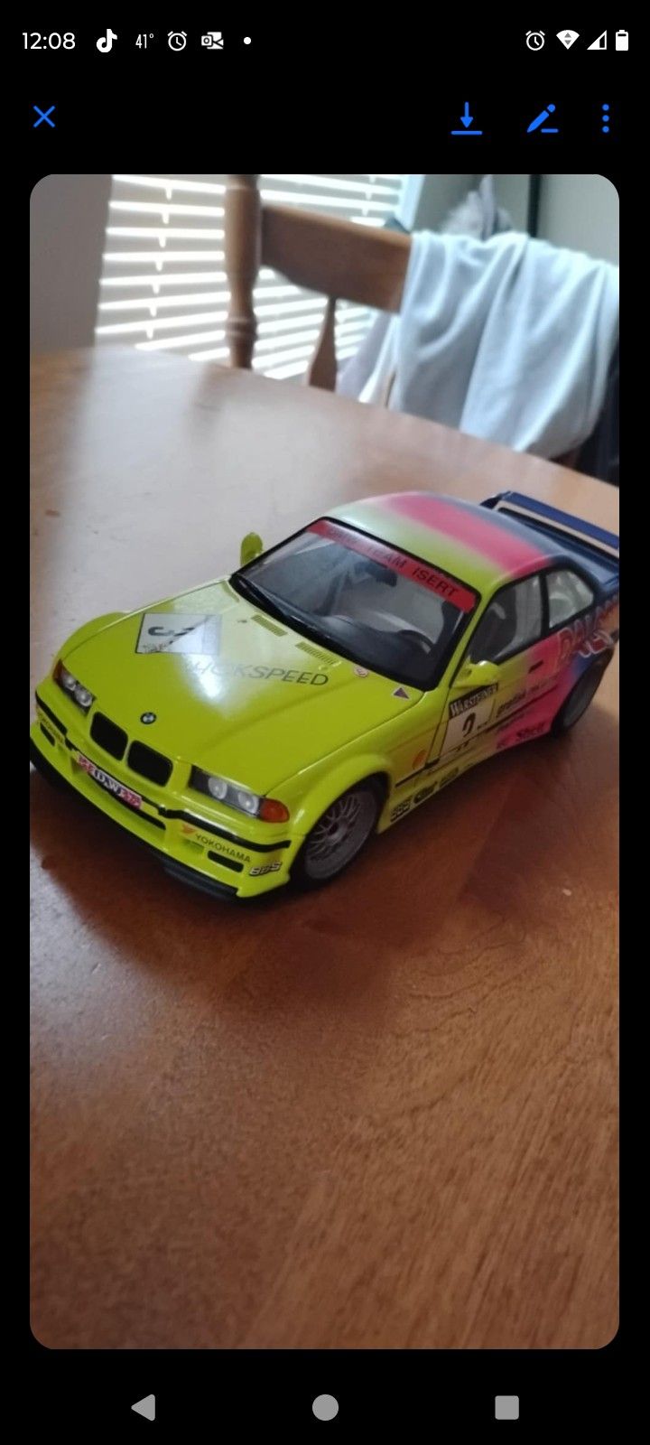 1:18 UT model BMW M3 GTR Rare