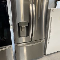 Stainless Steel 26 Cu. Ft. Smart WiFi Enabled French Door Refrigerator 