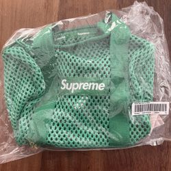 Supreme Green Mesh Mini Duffel Bag