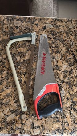 The Coleman Saw 15in. Bow and Husky Saw Manual - 15 Inches, both for $15