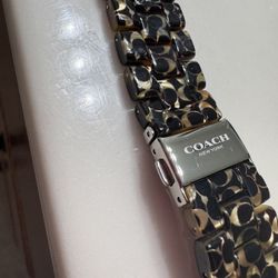 Coach apple watch band 