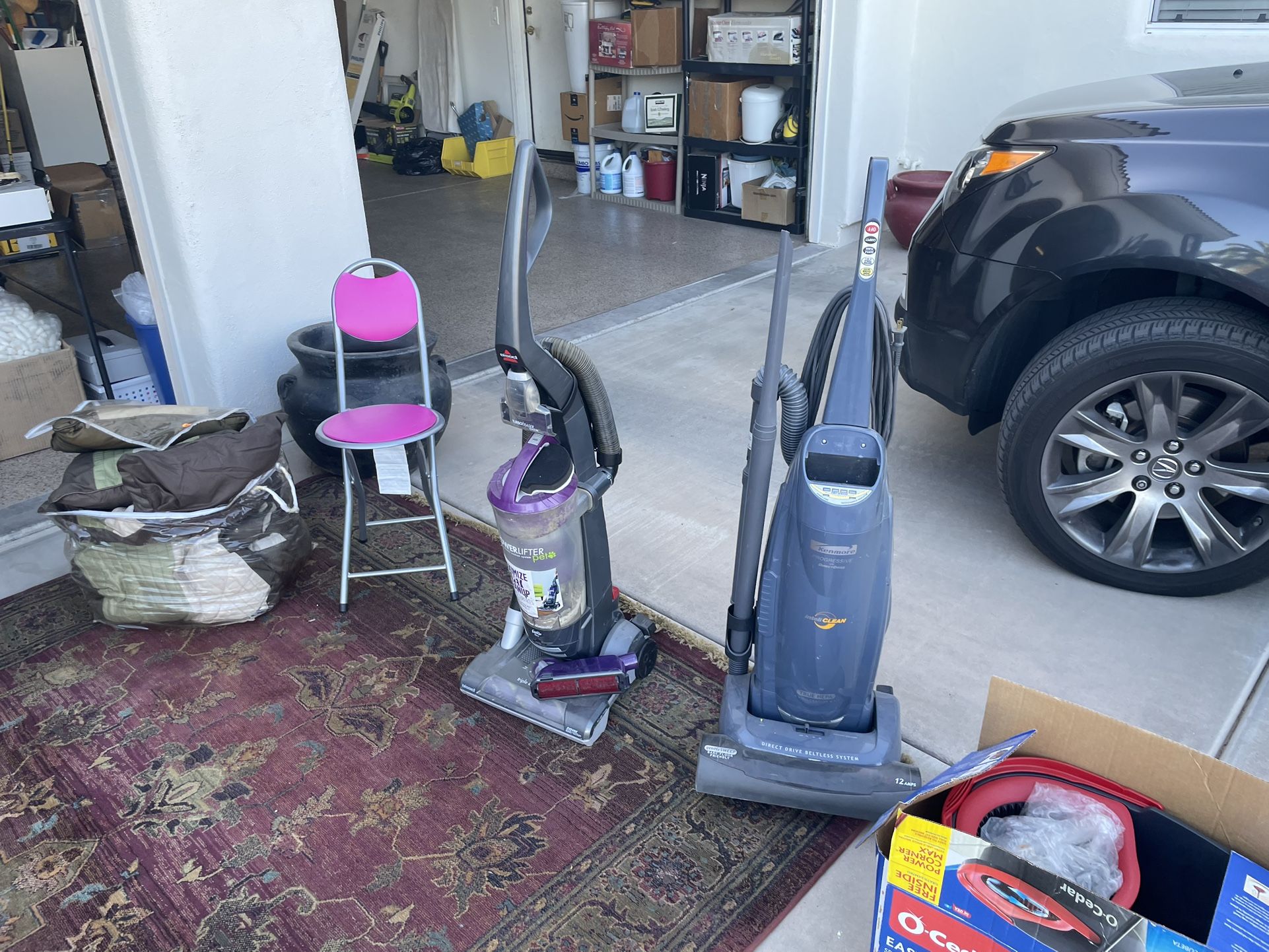 Vacuum Cleaners Working