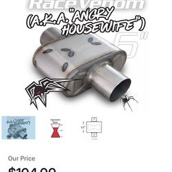 Black widow mufflers