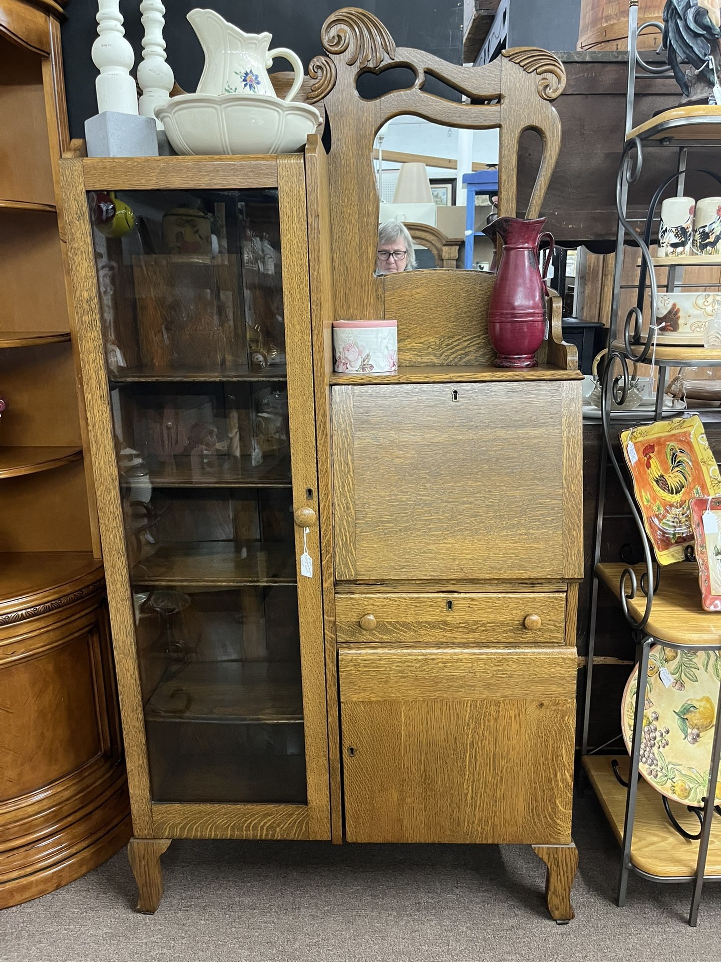 Antique secretary desk