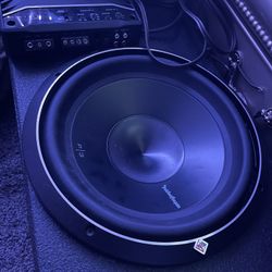 Rockforge fosgate 12 inch sub with all