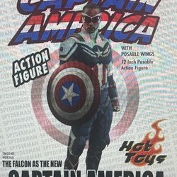 The Cal on As Captain America Hot Toys 1/6 Scale Figure. New In Box 