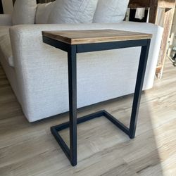 C Shaped End Table