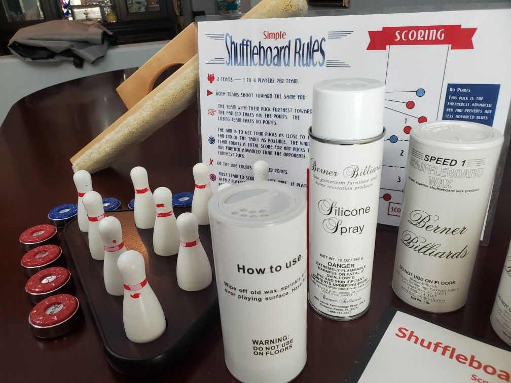 Premier 12' Shuffleboard Table in Mahogany for Sale in Las Vegas, NV