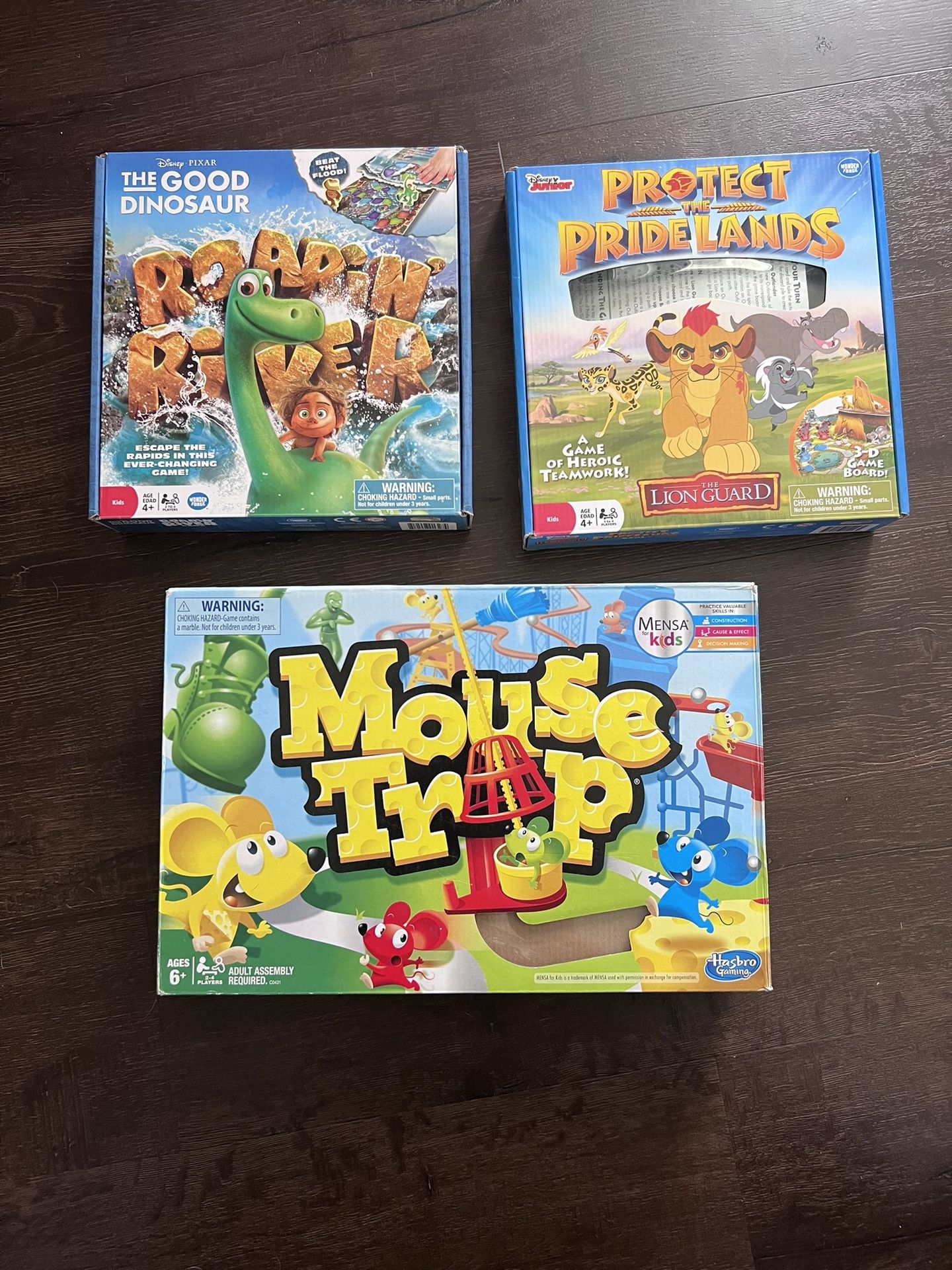 3 Children’s Board Games 