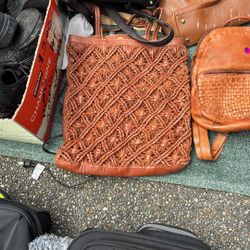 Leather purses 