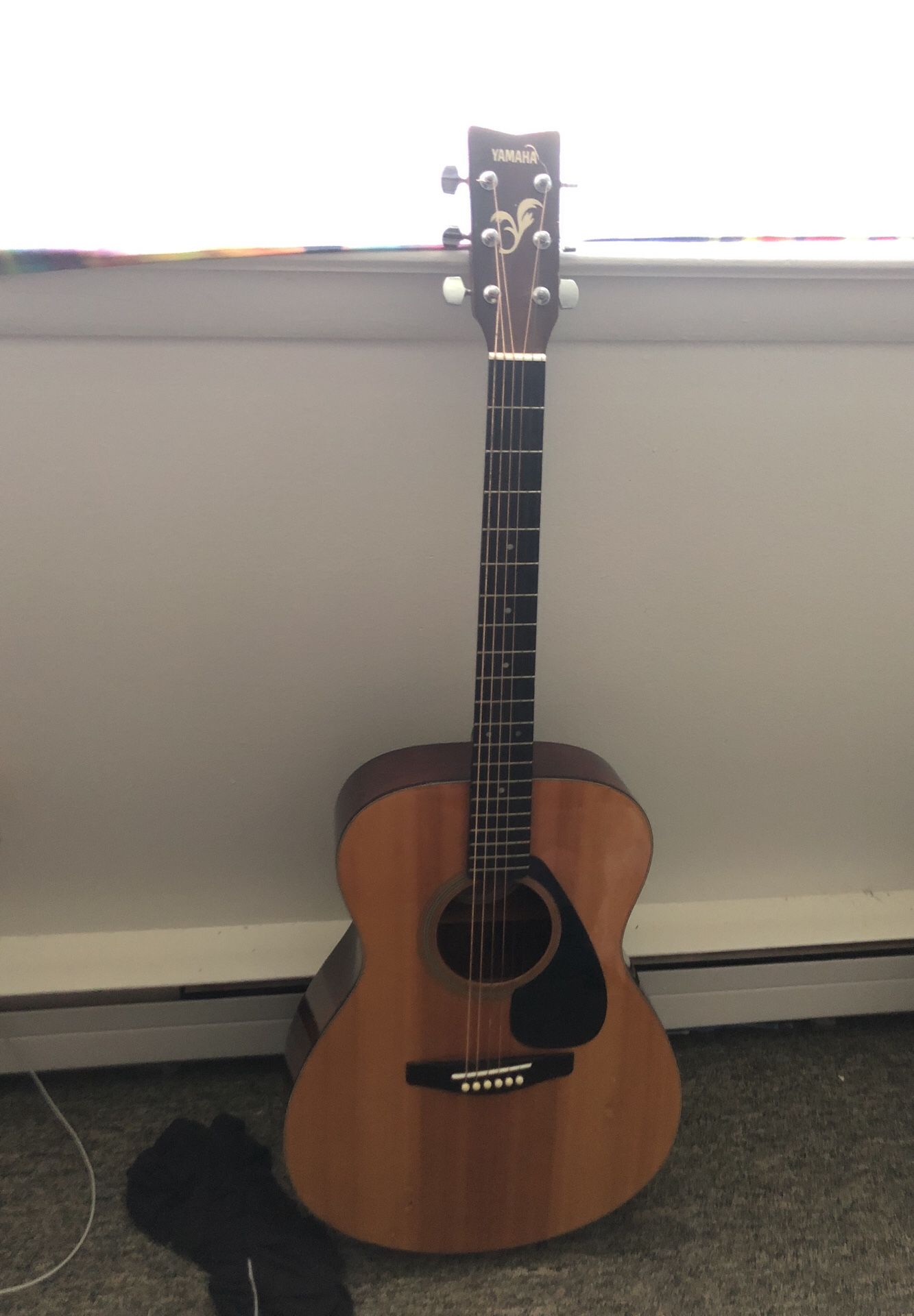 Yamaha acoustic guitar.