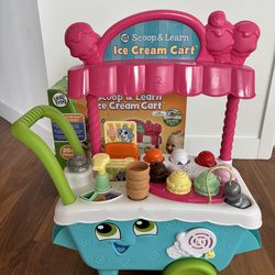 Leap frog scoop and learn ice cream cart
