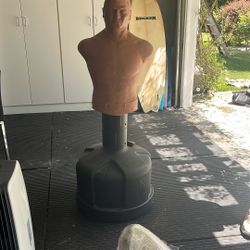 Standing Dummy For Punching And Boxing. 