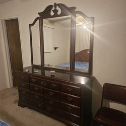 Bed and Dresser Set