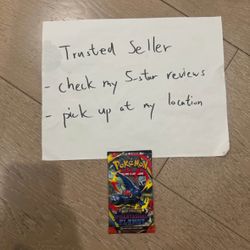 $7 Each - Pokemon Mega Evolution Phantasmal Flames Booster Pack - ME02