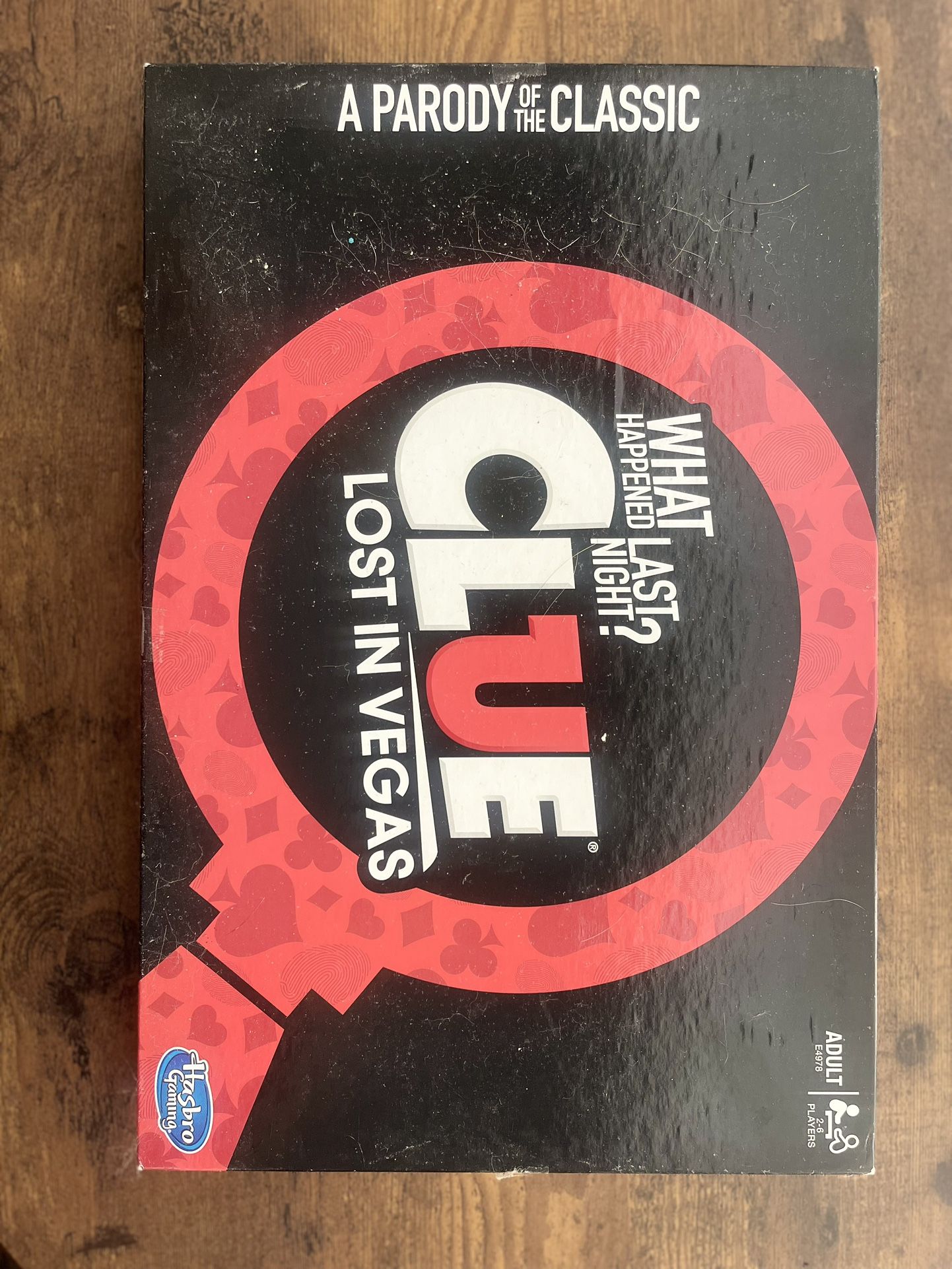 Clue Lost In Vegas Board Game