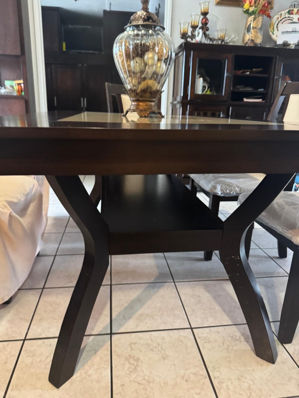 Dinning Set With Table And 6 Chairs