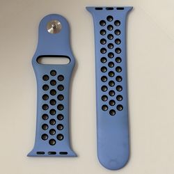 Genuine Apple Watch Nike Sport Band 40mm S/M Blue/Black Perforated