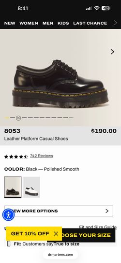 Dr Marten steel toe