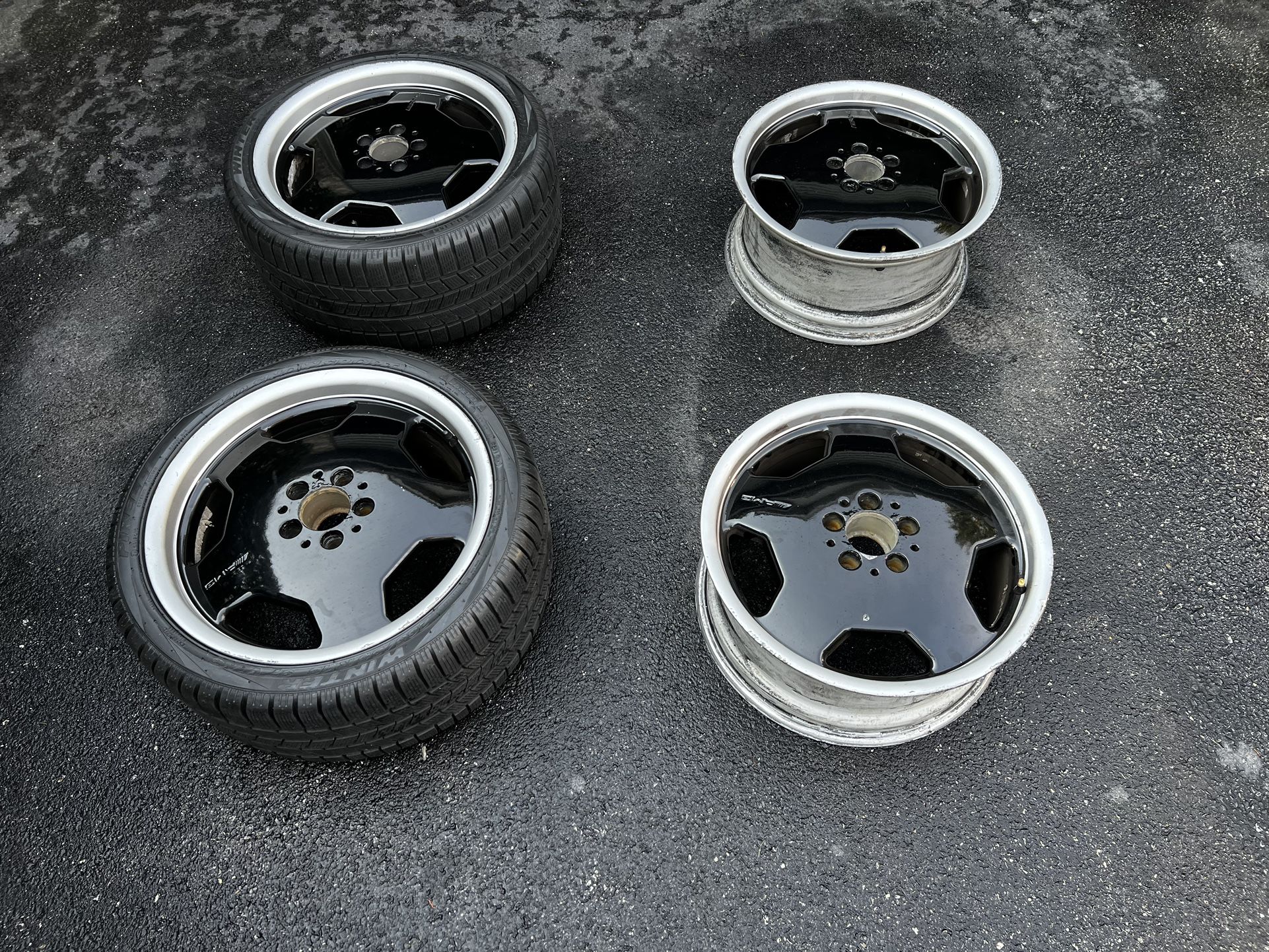 Mercedes AMG monoblock wheel set 18” (Very Rare)