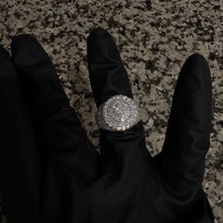 Moissanite Ring. Size 10. Passes Diamond Tester