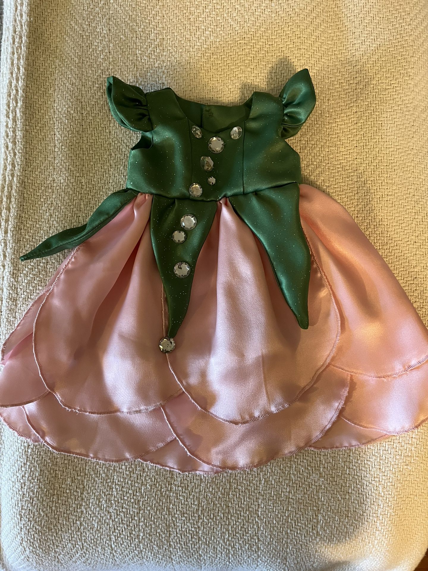 Flower Fairy Princess 18” Doll Dress