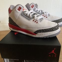 Jordan 3 Fire Red Size 7y
